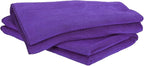 HARFINGTON 2 Pack Microfiber Cleaning Cloth, 71" x 24" Multi-Functional Cleaning Towels Reusable Absorbent Rags for Car Wash Kitchen Household Window Clean, Purple