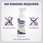 FOLEX - Professional Carpet Cleaner Spray 34 oz - Pet Stain Removal - Instant Stain Removal - No Rinsing Required - Safe for Pets - Works on All Fabrics