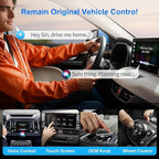 Ai Magic Box for Streaming Netflix/YouTube/TikTok, Wireless CarPlay Adapter Dongle Support TF Card for OEM Wired Car Play & Android Auto Cars