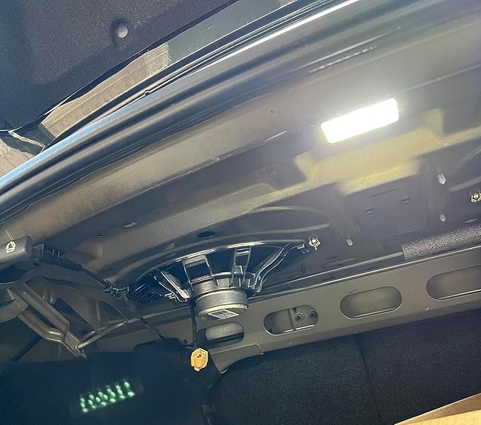 iJDMTOY 18-SMD Xenon White Full LED Trunk Cargo Light Assembly Kit, Compatible With Chevrolet Camaro Cruze Trax Spark, Compatible With Cadillac XTS, Buick Lacrosse, GMC Acadia etc