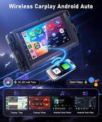 4G+64G Car Radio Stereo for Chevy Silverado GMC Sierra Yukon 2007-2013, 7inch IPS Touch Screen/Android 15/Wireless CarPlay/Android Auto/DSP/GPS/WiFi/5.0Bluetooth/SWC/AHD Backup Camera
