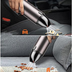 Car Vacuum Cleaner,Portable Cordless Handheld Vacuum Cleaner, 120W High Power, 5000PA Strong Suction, Wet & Dry Use, for House, Car, Office