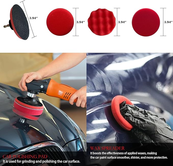 35Pcs Car Detailing Kit, Car Detailing Brush Set, Car Interior Cleaning Kit with Windshield Cleaning Tool and Tool Box, Multi-Functional Vehicle Cleaning Tool for Wheels