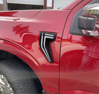 iJDMTOY Clear Lens White/Amber Full LED Illuminated Fender Side Marker Lights Compatible with 2021-up Gen14 Ford F-150 Truck (Excluding Raptor)