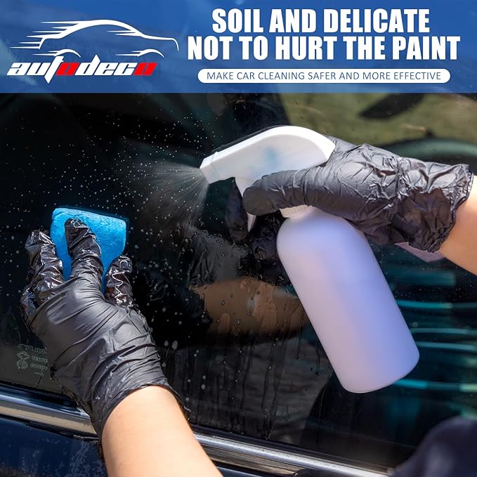 AUTODECO 24Pcs Car Clay Bars Auto Detailing Clay Bar Kit with Car Cleaning Brushes, Include Spray Bottle, Micro Fiber Towel and Brushes for Car Detailing Damage Free Cleaning