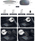 Magic Box - AI Box CarPlay Android Auto Wireless 2GB+16GB, Support YouTube, Netflix, Prime Video, Disney+, Spotify w/HDMI Output, Dual Wi-Fi & BT (5.4 & 4.2), USB Playback, AI-Powered