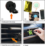 Car Air Freshener Women Car Vent Clips Decorations 2 PCS Cute Sea Turtles Car Interior Accessories Car Vent Diffuser (Green Sea Turtle, 1.6 inch)