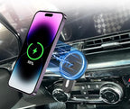 PZK Car Phone Holder for Chevy Trax 2024 2025 Accessories Custom Air Vent Chevy Car Phone Mount Magnetic 15W Fast Wireless Charger Hands Free 360° Rotation Automobile Phone Cradles