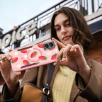 for Moto G 5G 2024 Case - Compatible with MagSafe Women Girls Cute Magnetic Protective Phone Cover Girly Kawaii Strawberry Heavy Duty Shockproof Design for Motorola Moto G 5G 2024 Cases