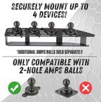 Bulletpoint RubiGrid Metal Dash Mount Phone Holder Compatible with 2022+ Chevrolet Silverado & GMC Sierra