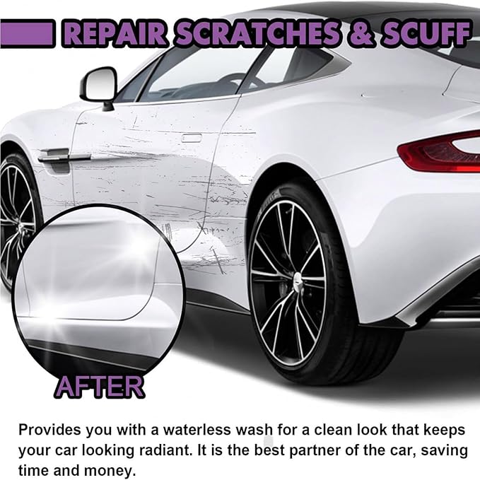 Crystal Serum Ceramic Coating for Cars, 9h+ Ceramic Armor, Crystal Gloss Auto Coating Liquid, Advanced Graphene Coating for Cars (2Pcs)