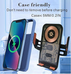 Wireless Car Charger Mount, 15W Fast Charging Auto Clamping Car Charger Holder for iPhone/Samsung for iPhone 17 16 15 14 13 12 11 Pro,Samsung Galaxy S26 Ultra S25 S24 Ultra S23 S22 S21 S20