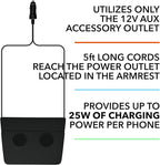 TWRAPS Dual Wireless 2 x 25W Phone Charger for Tesla Model Y 2021-2024 & Model 3 2021-2023 (2nd Gen) Compatible with MagSafe iPhone 17 16 15 14, Magnetic Mount Charging Pad, Center Console Accessories