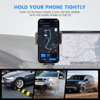 Car Phone Holder Fit for Mazda CX-5 CX5 2021-2025 Accessories 10.25-Inch Screen Fixed Clip, Cell Phone Mount with Dash Organizer Hands-Free 360° Rotation Automobile Cradles