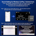 CarPlay Android Auto Adapter Decoder Retrofit Kit Fits Mercedes Benz 2012-2015 A/B/C/E/CLA/GLK/ML/SLD Class with NTG 4.5/4.7 System, Supports Wireless CPAA/Mirror Link/Camera/USB Drive/NAV