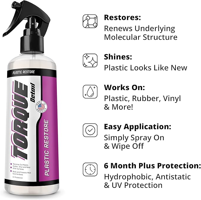 Torque Detail Plastic Restore & Graphene Ceramic Coating Bundle