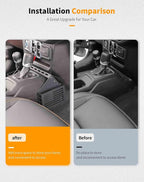 Hoolcar Gear Shift Center Console Organizer Side Tray Compatible with Jeep Wrangler JL/JLU 2018-2024 & Jeep Gladiator JT Truck 2020-2023 Interior Shifter Storage Box Accessories, American Flag