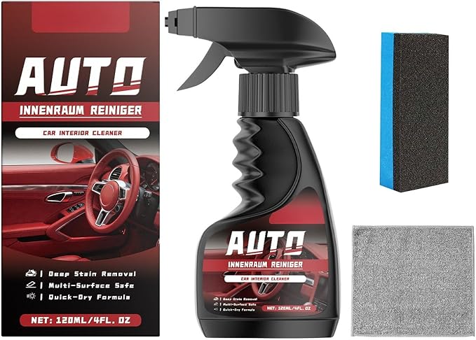 Car Interior Cleaning Kit, Easy Operation, Gentle On Leather & Plastic, Quick Cleaning(3set)