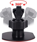 CH02B Car Dash Camera Mount Holder for 3M Double-Sided Adhesive Base -Driving Video Recorder Windshield/Dashboard Mount Holder for Yi/Apeman/DOD/HP Car DVR Camera GPS Phone Permanent Mount