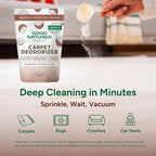 Good Natured Brand | Carpet Deodorizer & Freshener Powder | 31 oz Pet Odor Eliminator for Strong Odor & Pet Urine | Fresh Natural Mahogany Coconut Bliss Scent | Safe for Homes with Pets