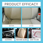 Plastic Restorer for Cars, Car Trim Restorer, Auto Detailing for Refreshing Faded Plastic, Leather, Vinyl and Rubber Trim with Polish, Long Lasting Care (2Pcs)