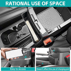 Center Console Organizer Compatible with 2018-2026 Jeep Wangler JL JLU 4xe Rubicon Sahara & 2020-2026 Gladiator JT Accessories, Console Hanging Box Tray Fit for Jeep Interior Accessories