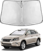 EcoNour Windshield Sunshade Compatible for Lexus RX 350/350h 300 450/450h 2010-2013 2014 2015, Sun Visor for Front Windshield & Window Sun Shade Cover, UV Heat Blocker & Protector, Car Accessories