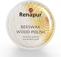 Renapur Premium Beeswax Wood Polish - Natural Furniture Polish & Conditioner - Nourishes, Polishes, and Protects All Wood Types - Food-Safe - Ideal for Wooden Surfaces & Furniture (6.7 fl oz)