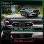 Car Mount for Mazda CX5 (2017-2025 2026), Magnetic Phone Holder, Magsafe Car Mount Charger, Dashboard Phone Holder, 15W Wireless Fast Charging, Cell Phone Automobile Chargers, CX-5 Accessories