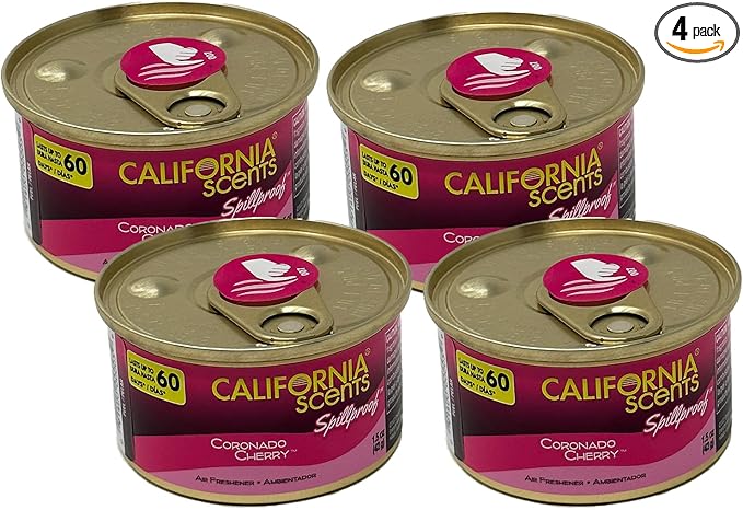 California Scents Air Freshener 4-Pack (Coronado Cherry)