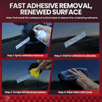 DONKEYPRO Tree Sap Remover for Car -15 fl.oz Sticker Remover Spray with Scraper, Quickly Dissolves Sticky Residue, Glue, Tape, Labels, Decals, Bug, Insect Residue, Tar, Wax on Paint & Glass