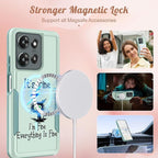 for Moto G 2025 Case Women - Compatible with MagSafe Cute Girls Magnetic Protective Phone Cover Cool Kawaii Girly Cat Heavy Duty Shockproof Design for Motorola Moto G 5G 2025 Cases