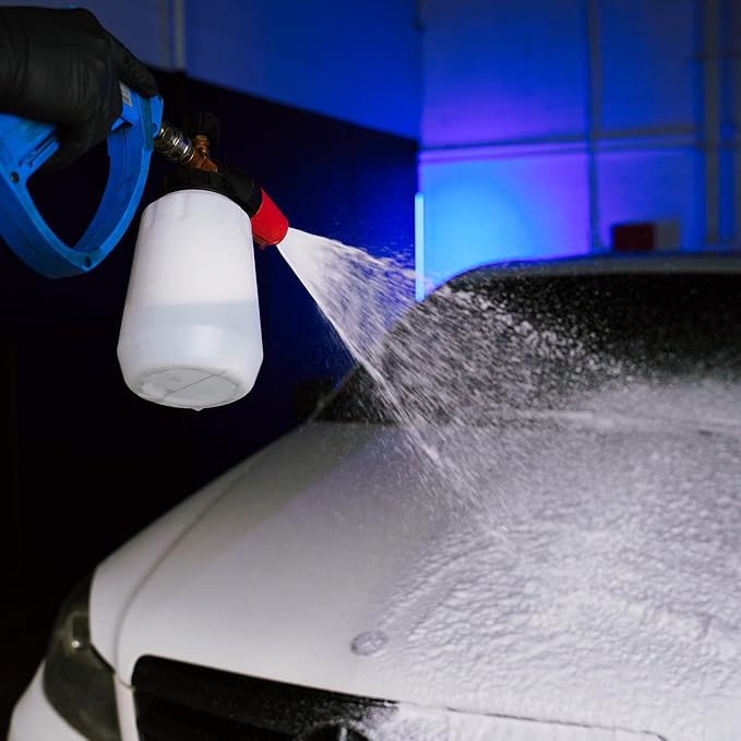 Gyeon Foam Premium Car Pre‑Wash Snow Foam for Safe Paint Cleansing Deep Clinging Suds Touchless Pre‑Wash Cleaning Solution for Coating Maintenance Safe Pressure Washer for Car Exterior