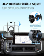 PZK Car Phone Mount for 2021-2024 Chevy Chevrolet Tahoe/Suburban/GMC Yukon/GMC Yuhon XL LT/Z71/RST/Premier/High Country for 10.2-inch Screen Phone Holder Compatible with MagSafe