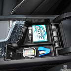 RUNROAD Center Console Organizer Tray Compatible with Volvo XC60 (2018-2025) / XC90 (2021-2024) / S90 S60 (2020-2025) V60 V90 Accessories, Insert Armrest Tray Middle Console Organizer