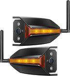 AUTO-VOX RV Backup Camera Wireless System: Left/Right Side Cameras, Adjustable Angle with IR Night Vision, IP69K Waterproof, Works Only with WF1, for Class A/B/C Motorhome, 5th Wheel, Travel Trailer