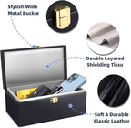 Samfolk Faraday Box with Faraday Bags for Car Keys, Car Key Signal Blocking Box, Keyless Entry Car Key Safe Protector Anti-Theft Shielding Cage