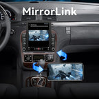 Android 14 Car Radio Compatible with Mercedes Benz S-Class W220 1998-2005,4G+64GB,9.7" Touch Screen Car Stereo with Wireless Carplay Android Auto,FM/GPS/SWC/Mirror Link/Backup Camera