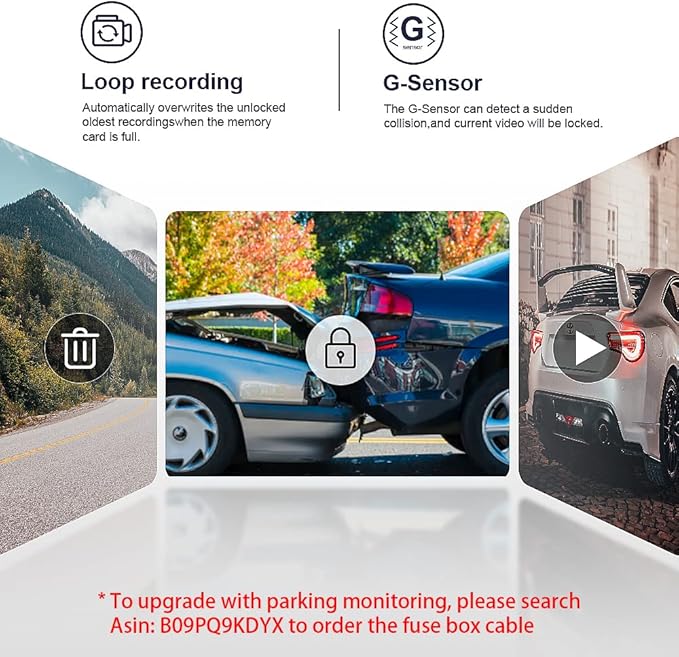 Fitcamx 4K Dash Cam Adapts for Volkswagen ID.4 2021-2025 & Audi Q4 e-tron Sportback 2022-2026, OEM Factory Look, 2160P UHD Video, WiFi & APP, Loop Recording, G-Sensor, Easy to Install, 64GB Card