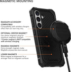 Rokform Rugged Case for Galaxy S26, Magnetic Cover, Drop Tested Armor (Black)