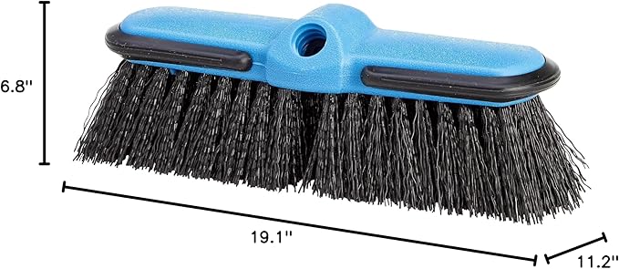 Dicor CP-MB10R Medium Bristle Brush for Exterior RV Roof Cleaning and Maintenance