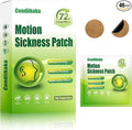 Motion Sickness Patches Non-Drowsy Formula Prevents Car, Airsick, Altitude Sickness, Sea & Motion Rides Travel Essentials for Adults & Kids Long-Lasting up to 72 Hours (48Pcs)