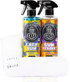 Salty Captain Sweet Seats Kit - Boat Upholstery Cleaner and Protectant Kit with Boat Seat Cleaner Spray & UV Marine Vinyl Protectant | RV, Car & Auto Vinyl Care | Boat Cleaning Supplies & Accessories