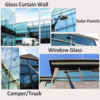 Outdoor Window Cleaning Kit Solar Cleaning Brush Water-fed Window Cleaning System for Photovoltaic & Solar Panels Perfect for Greenhouses & Exteriors