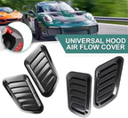 3PCS Car Hood Air Vents Universal Hood Vents for Car Hood Scoop Bonnet Vent Hood Air Intake Trim Cover