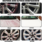 Wheel Cleaner, Aluminum Cleaner, Rim & Wheel Cleaner Spray, Removes Brake Dust & Grime, Brake Dust, Non-Acidic Tire Cleaner, Purple Color Changing, 10 fl oz (1PCS)