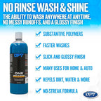 Optimum No Rinse Version 5 (32 Oz) with Power Wheel Cleaner Kit (17 Oz) Bundle - ONR Rinseless Car Wash with New 17 oz Power Wheel and Tire Cleaning Solution