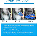5 OZ (150 ml) Car Multi-Purpose Foam Cleaner, Interior Cleaner, Car Interior Ceiling Leather Seat Power Foam Cleaning