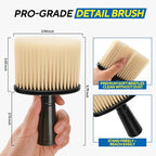 Car Interior Detailing Brush, Auto Detailing Brushes Dusting Car Accessories for Dashboard Interior, AC Vents, Leather, Keyboard, Scratch-Free