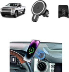PZK Car Phone Mount for Toyota Tundra 2014 2015 2016-2020 2021 Accessories Custom Air Vent Car Phone Holder Magnetic 15W Fast Wireless Charger Hands Free 360° Rotation Cell Phone Automobile Cradles